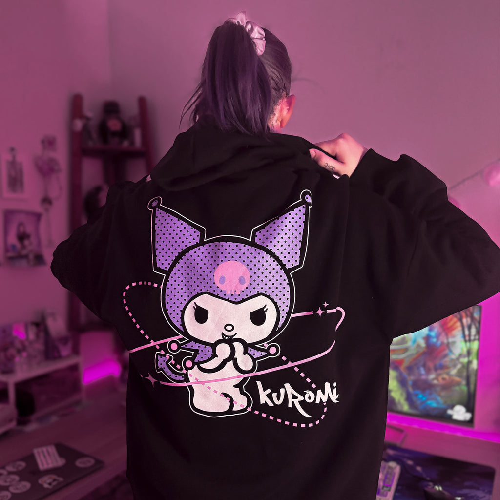 Image produit Sanrio - Sweat à capuche Kuromi noir