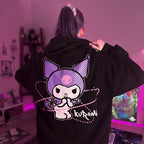 Image produit Sanrio - Sweat à capuche Kuromi noir