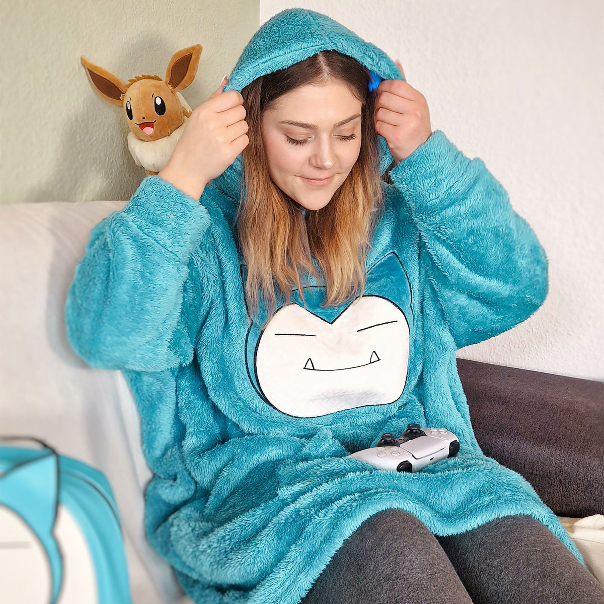 Image produit Pokemon - Sweat à capuche surdimensionné Snorlax