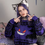 Image produit Pokemon - Pull en tricot Gengar