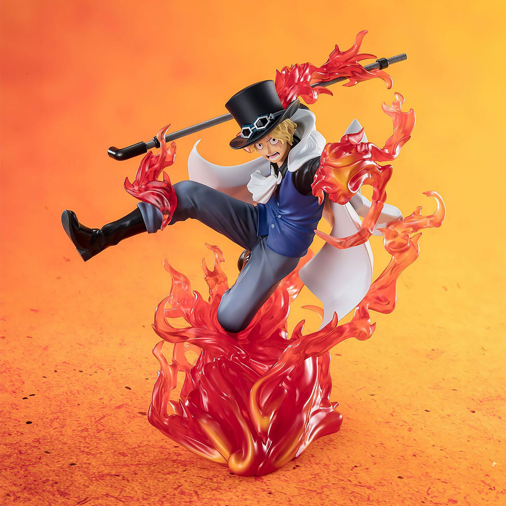 Image produit One Piece - Sabo Fire Fist Rook Check Extra Battle Statue