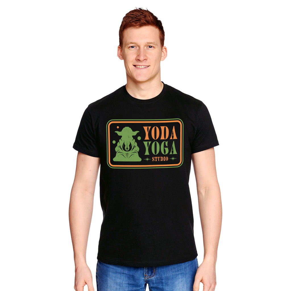 Image produit Star Wars - T-Shirt Yoda Yoga Studio noir