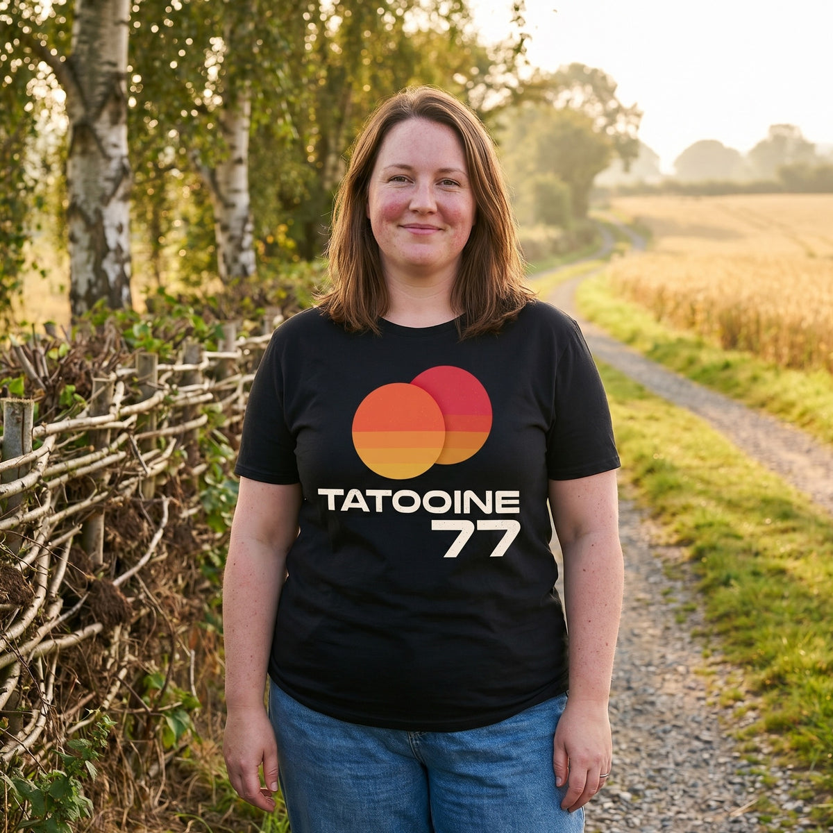 Image produit Star Wars - Tatooine 77 T-Shirt noir