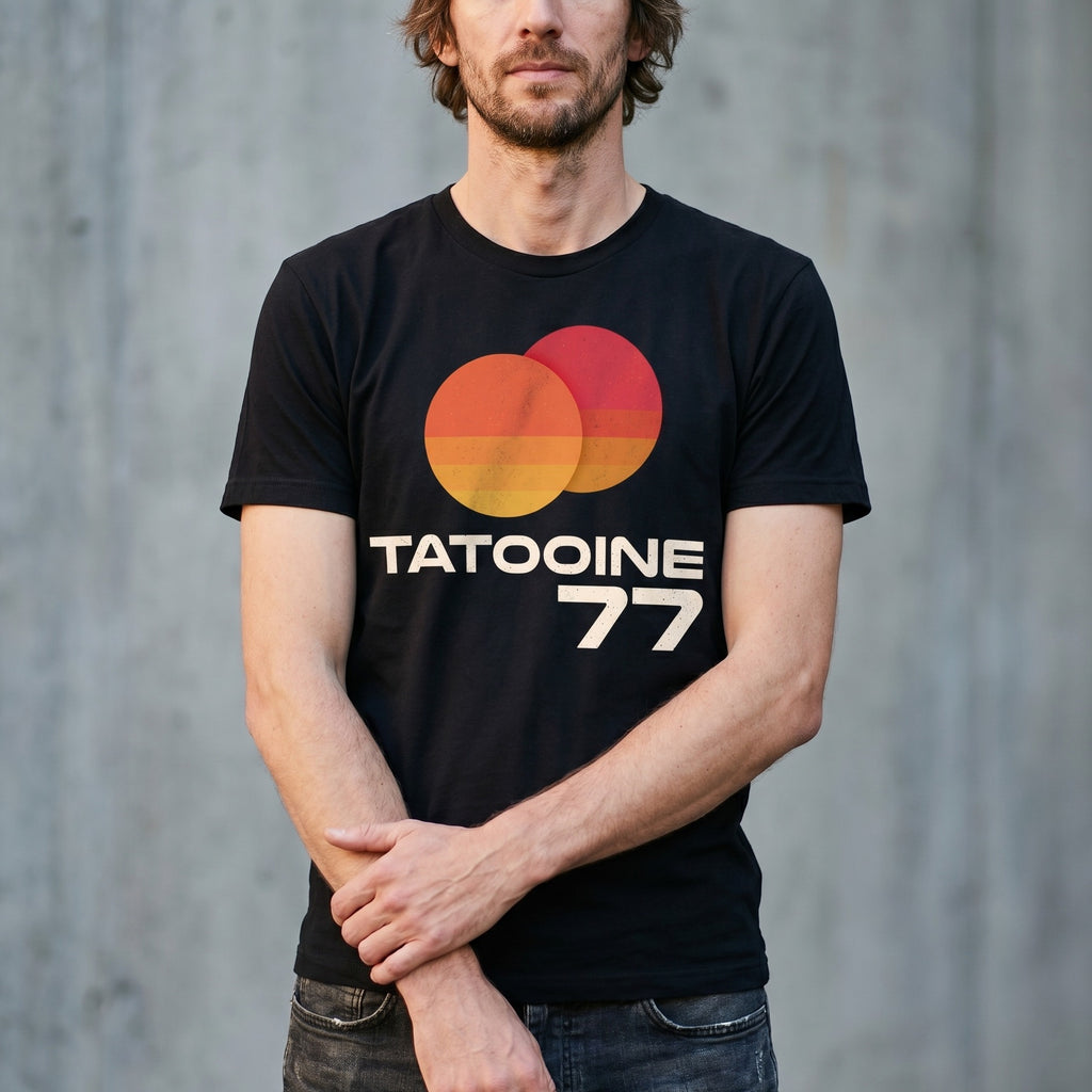 Image produit Star Wars - Tatooine 77 T-Shirt noir