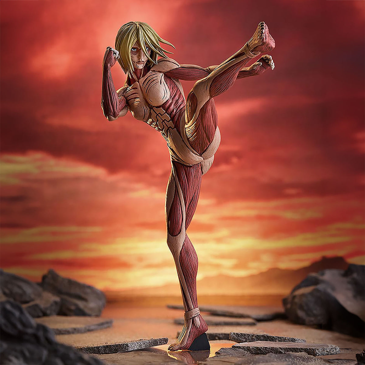 Image produit Attack on Titan - Figurine Annie Leonhart Version Titan Féminin