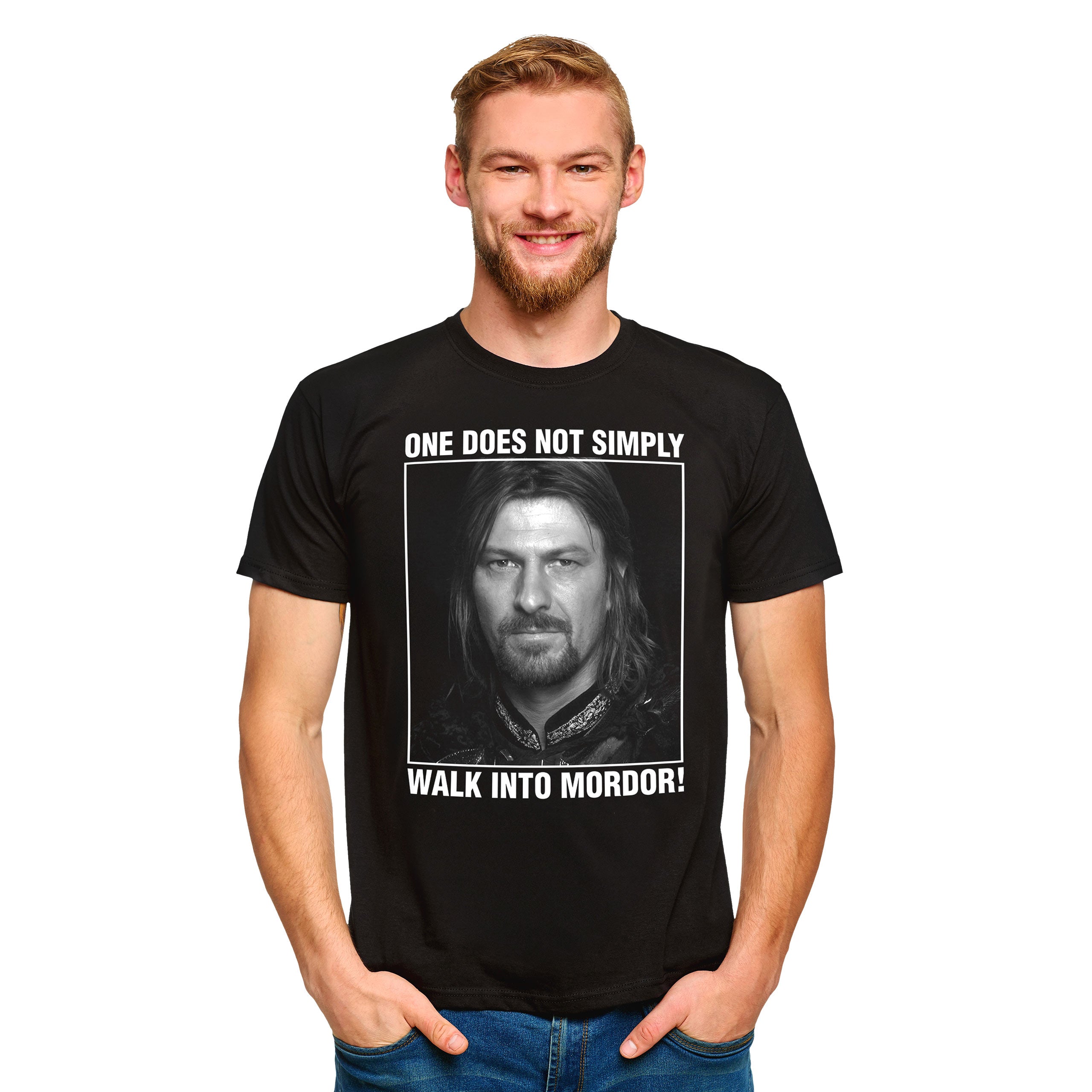 Image produit T-shirt Boromir On ne marche pas simplement dans Mordor - Le Seigneur des Anneaux
