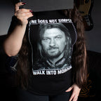 Image produit T-shirt Boromir On ne marche pas simplement dans Mordor - Le Seigneur des Anneaux