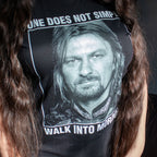 Image produit T-shirt Boromir On ne marche pas simplement dans Mordor - Le Seigneur des Anneaux