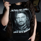Image produit T-shirt Boromir On ne marche pas simplement dans Mordor - Le Seigneur des Anneaux