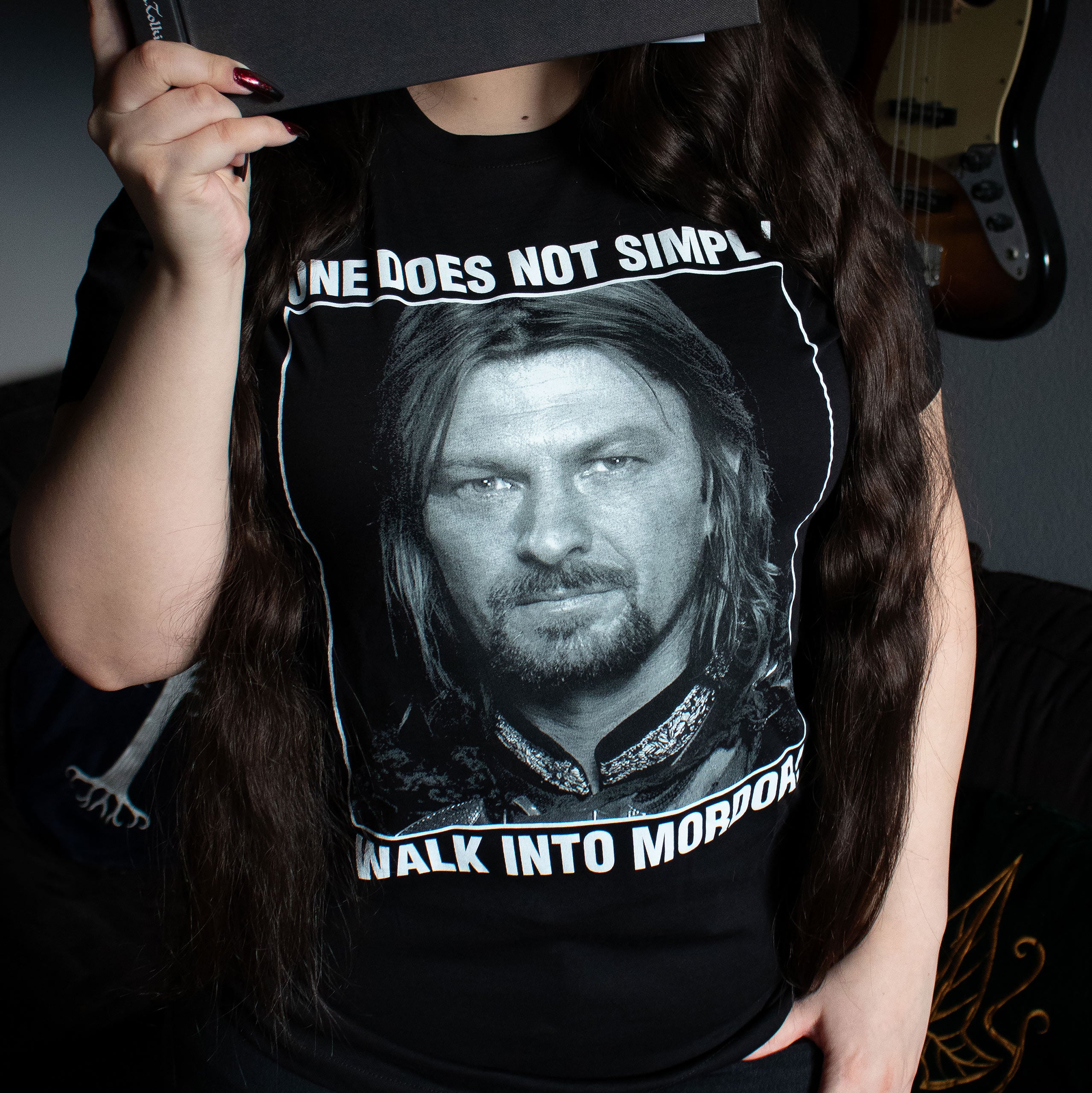 Image produit T-shirt Boromir On ne marche pas simplement dans Mordor - Le Seigneur des Anneaux