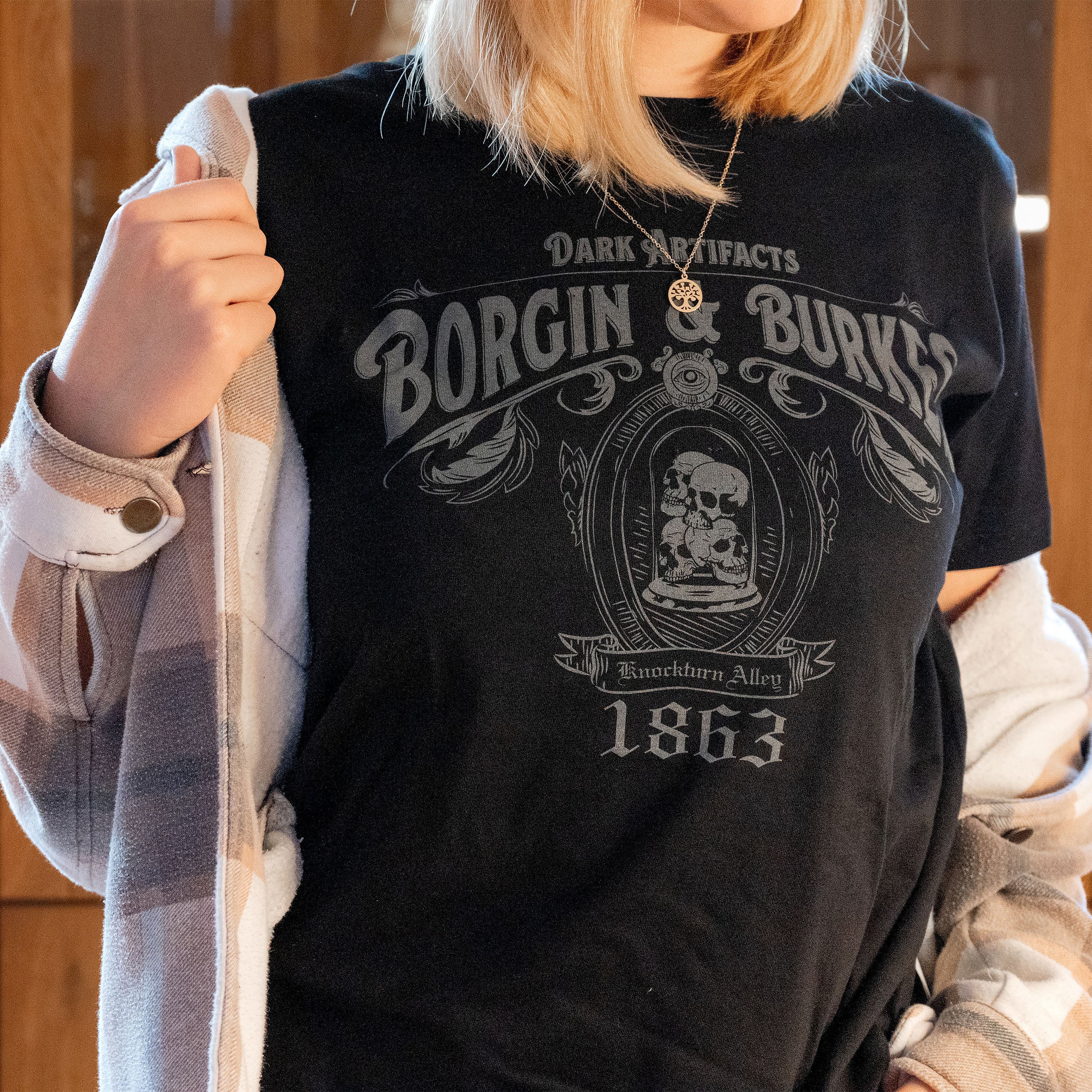 Image produit T-shirt noir Borgin and Burkes - Harry Potter