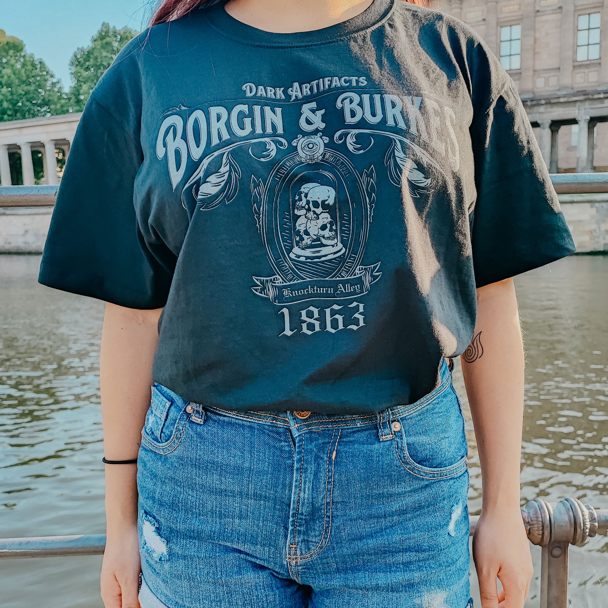 Image produit T-shirt noir Borgin and Burkes - Harry Potter