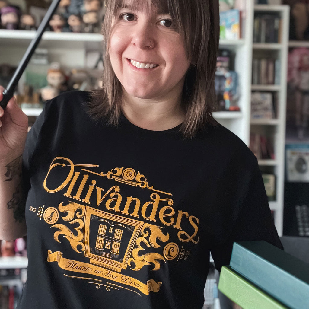 Image produit T-shirt Ollivanders noir - Harry Potter
