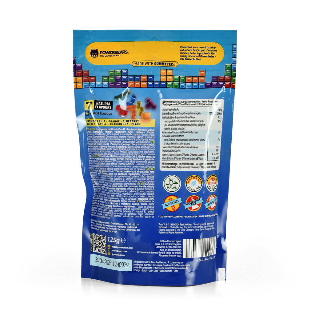 Image produit Tetris - Powerbeärs Gommes de Fruits