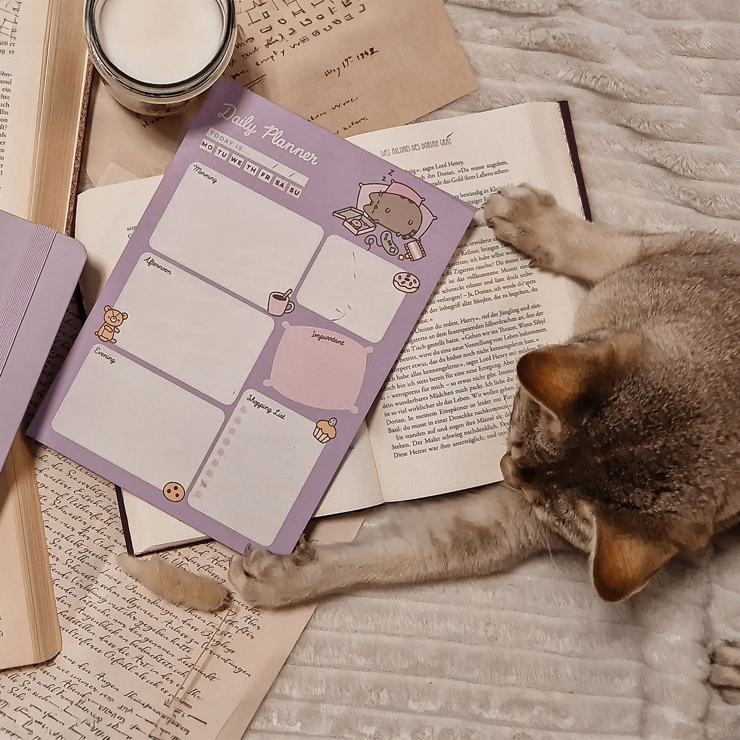 Image produit Pusheen - Planificateur quotidien de sommeil