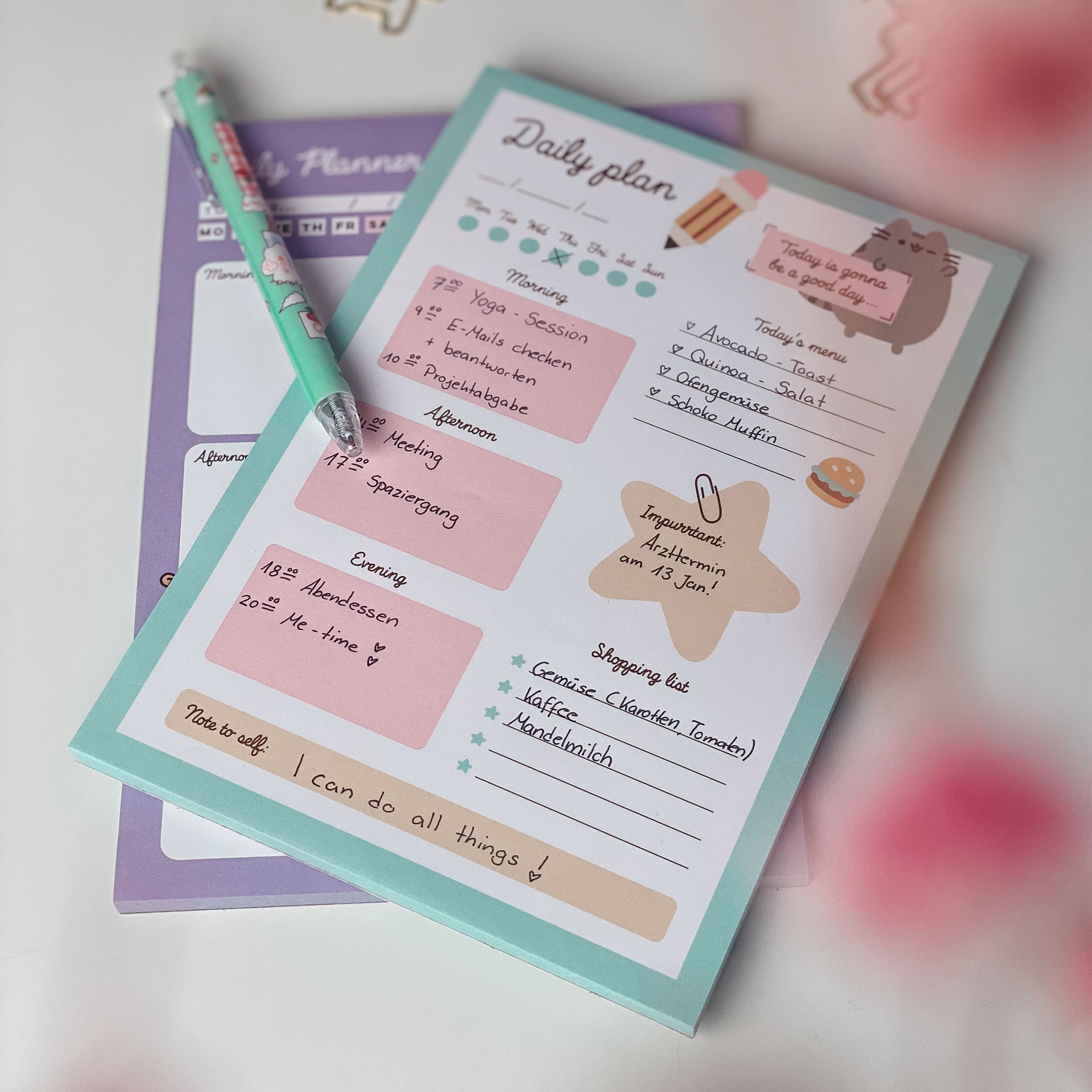 Image produit Pusheen - Bonne Journée Planificateur Quotidien