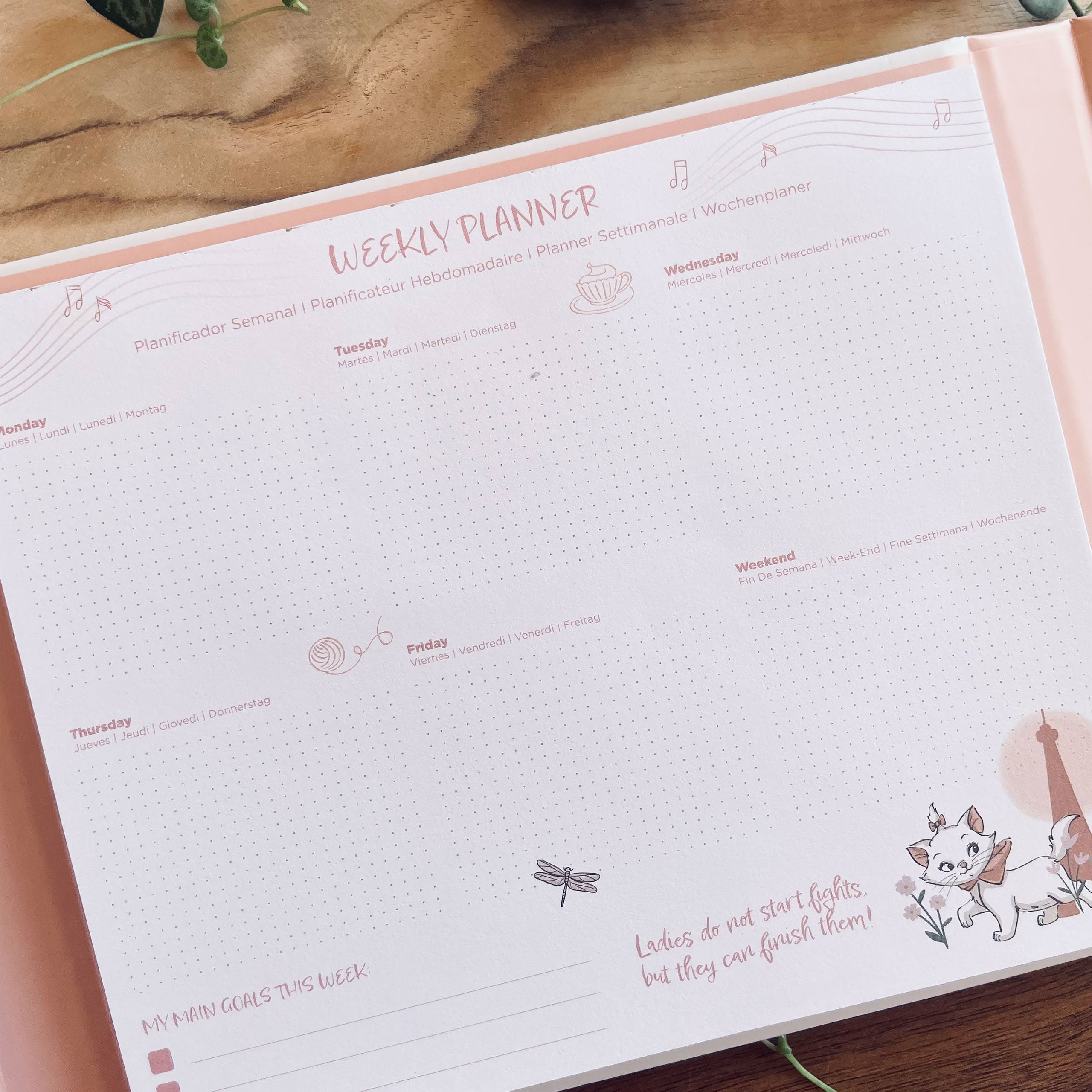 Image produit Les Aristochats - Marie Parisian Dream carnet semainier