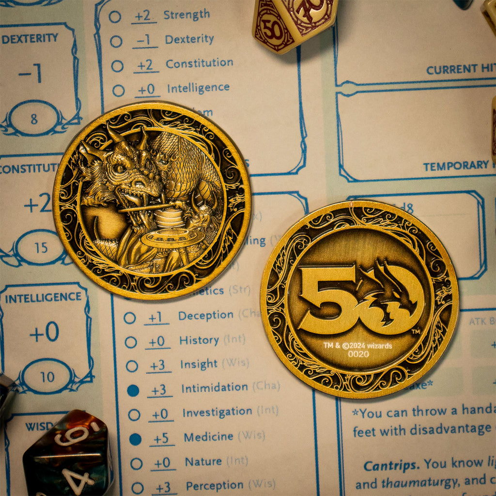 Image produit Dungeons & Dragons - Pièce de collection 50e anniversaire édition limitée
