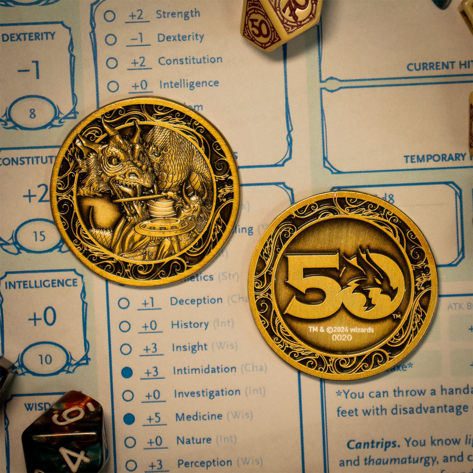 Image produit Dungeons & Dragons - Pièce de collection 50e anniversaire édition limitée