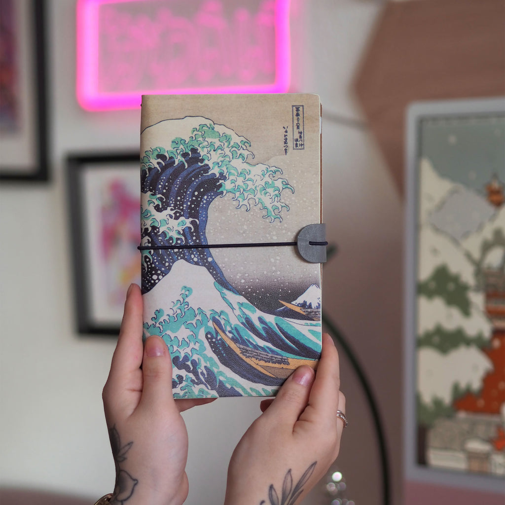 Image produit La Grande Vague de Kanagawa - Carnet Katsushika Hokusai