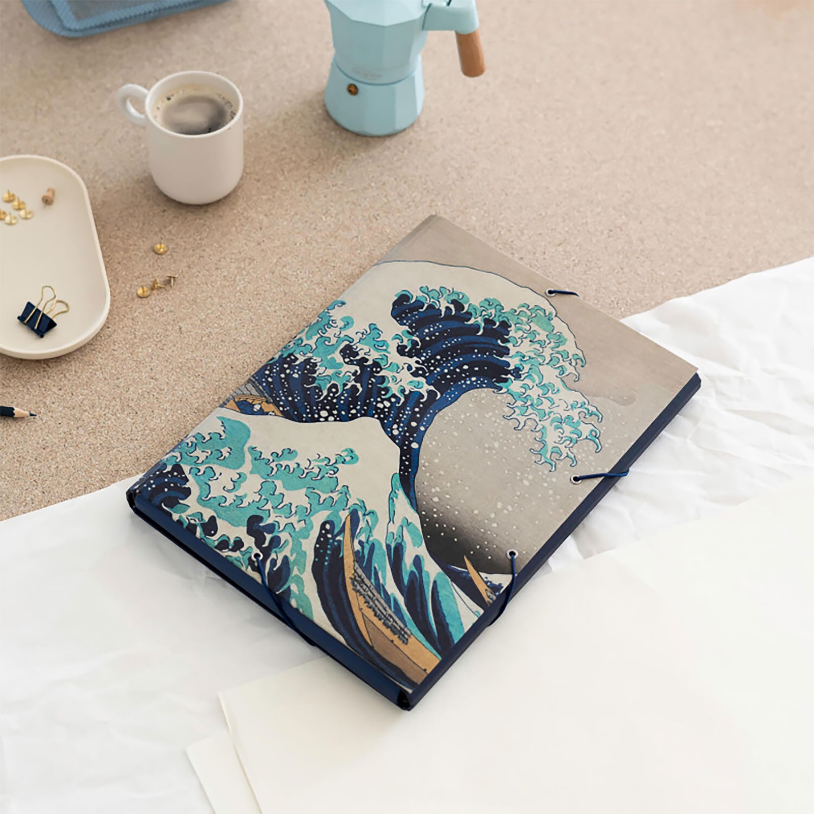 Image produit La Grande Vague de Kanagawa - Porte-documents Katsushika Hokusai