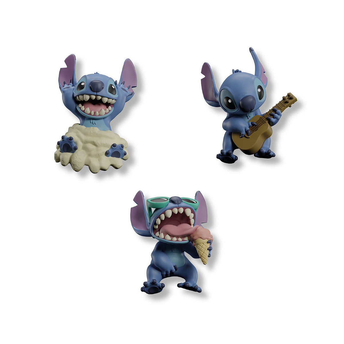 Image produit Lot de 3 aimants Stitch - Lilo & Stitch