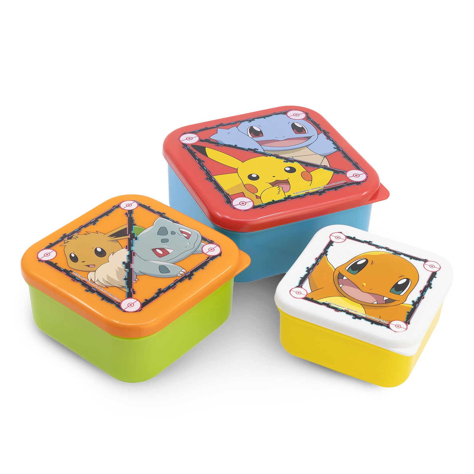 Image produit Pokémon - Set de 3 boîtes repas Starters