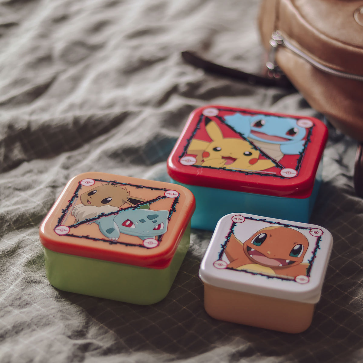 Image produit Pokémon - Set de 3 boîtes repas Starters