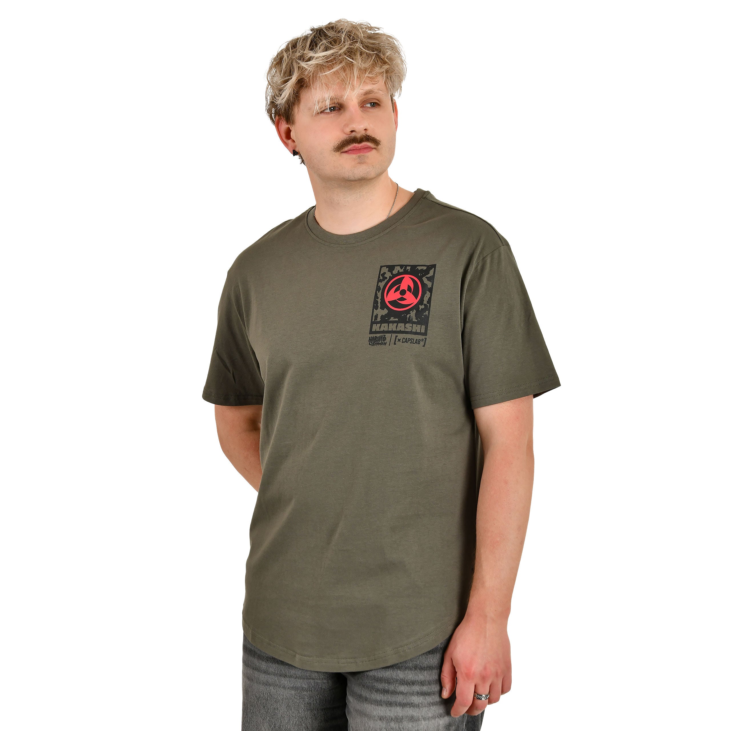 Image produit Naruto Shippuden - T-Shirt Kakashi vert