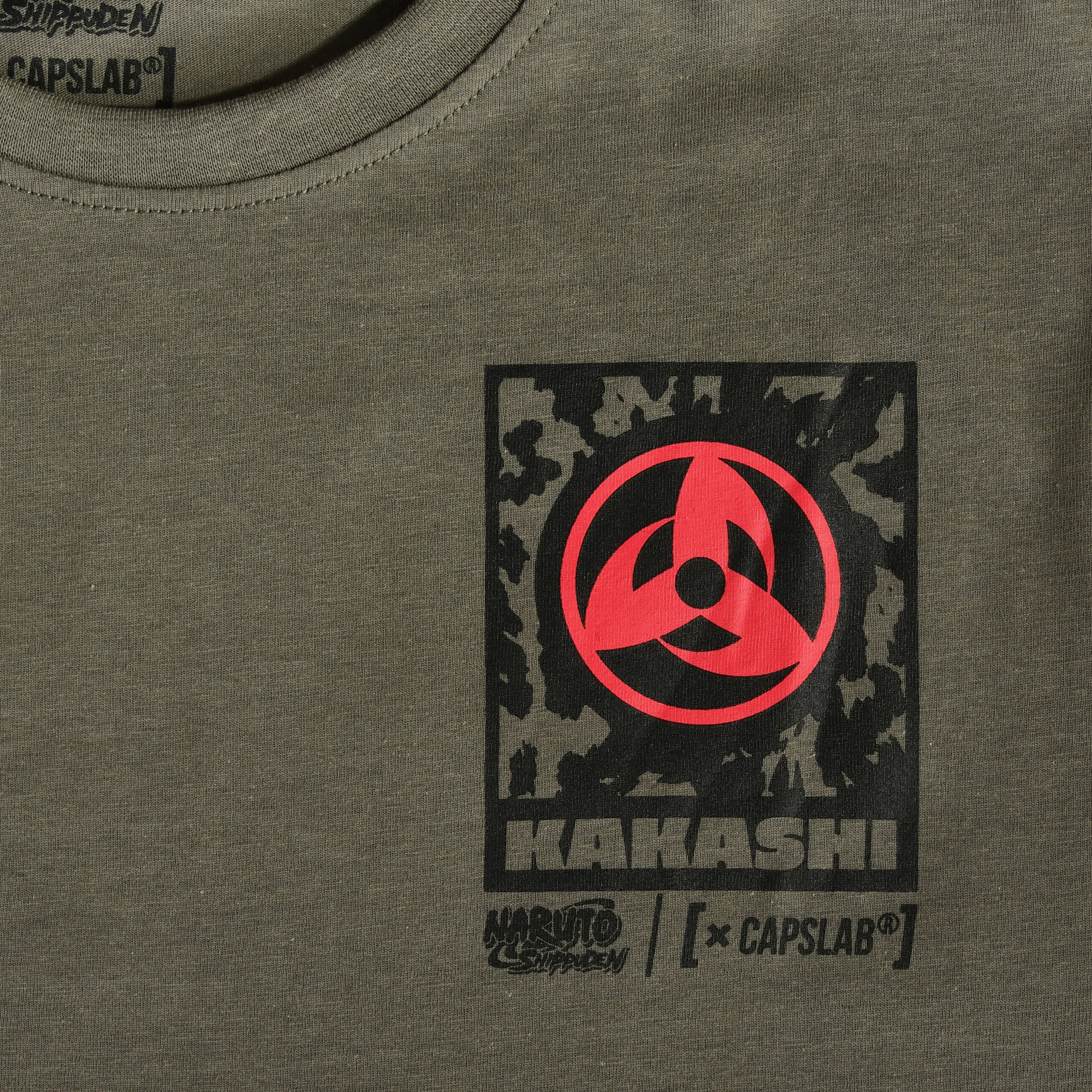 Image produit Naruto Shippuden - T-Shirt Kakashi vert