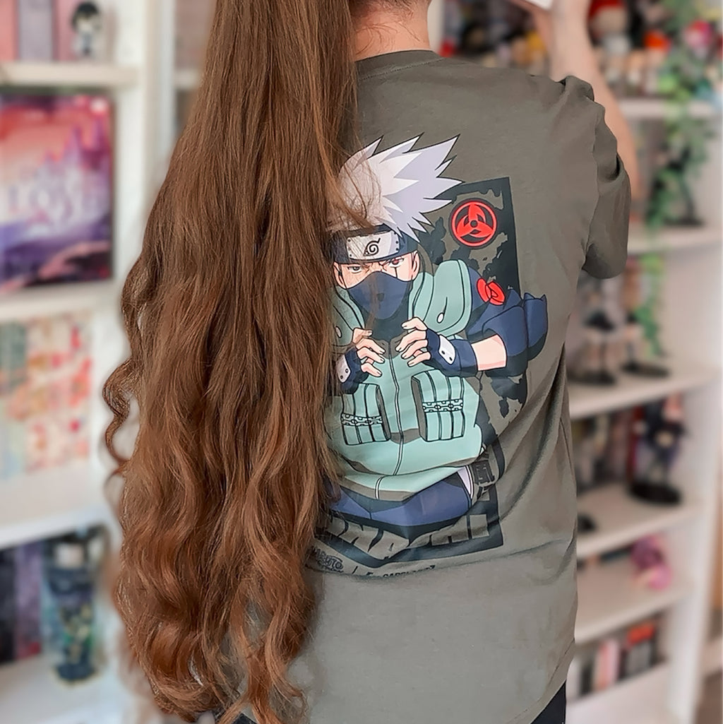Image produit Naruto Shippuden - T-Shirt Kakashi vert