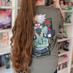 Image produit Naruto Shippuden - T-Shirt Kakashi vert
