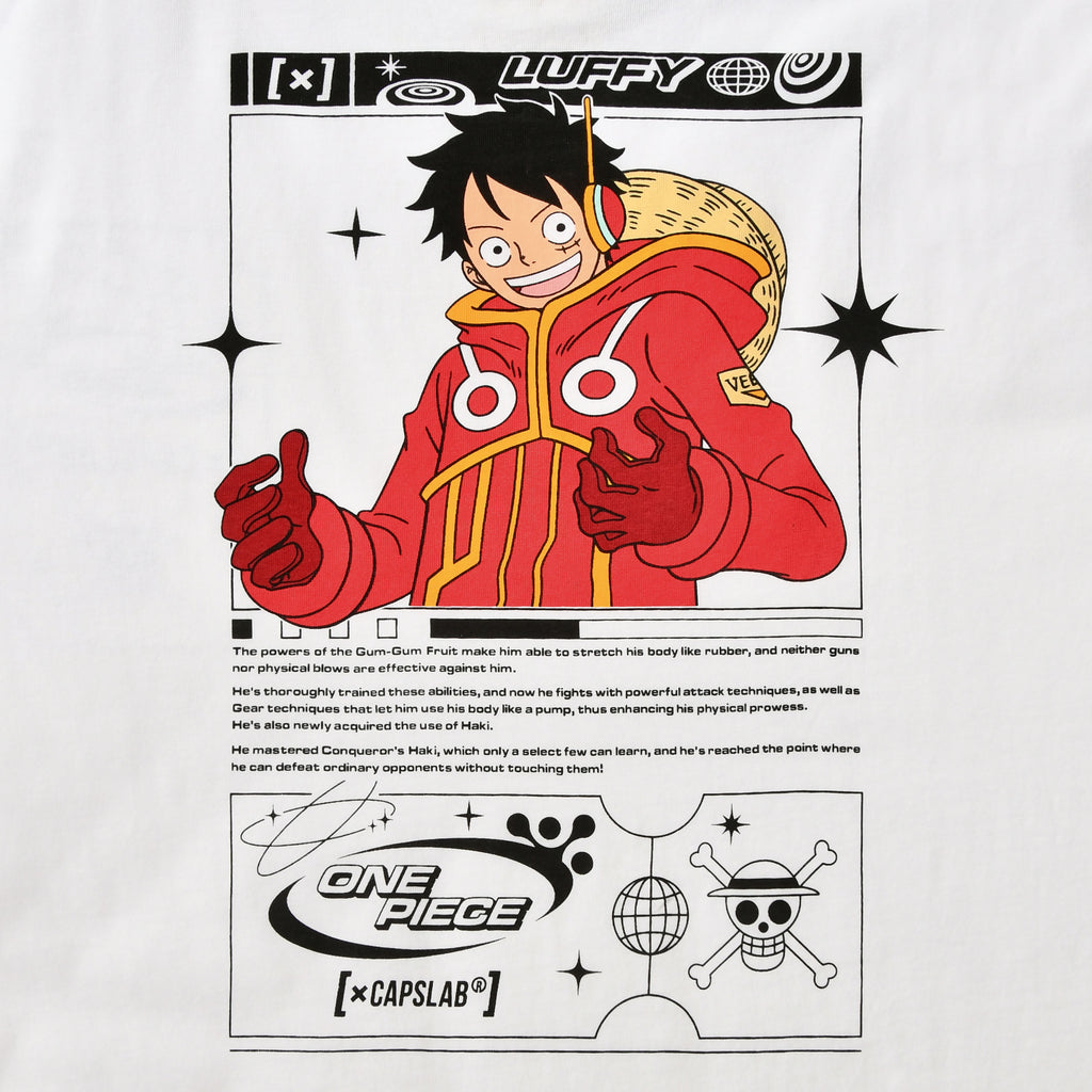 Product image One Piece - Luffy Capslab Oversize T-Shirt white