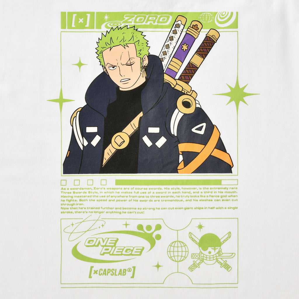 Image produit One Piece - T-shirt oversize Zoro Capslab blanc