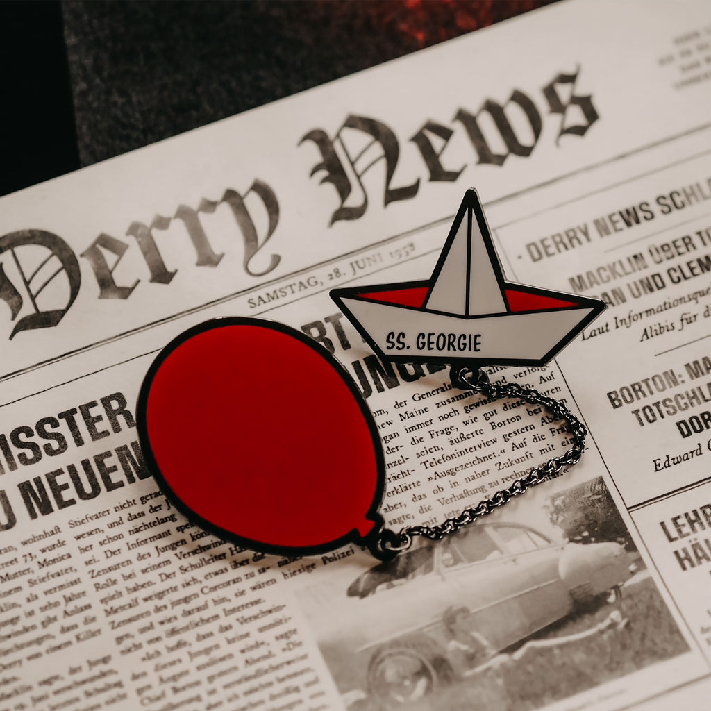 Image produit Ça de Stephen King - Ensemble de pin's Ballon et Bateau