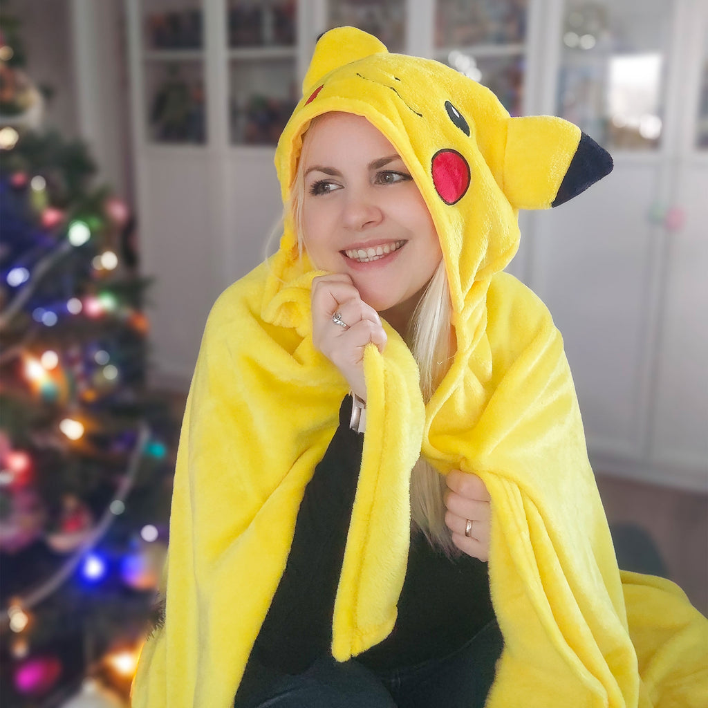 Image produit Pokemon - Couverture à capuche Pikachu