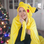 Image produit Pokemon - Couverture à capuche Pikachu