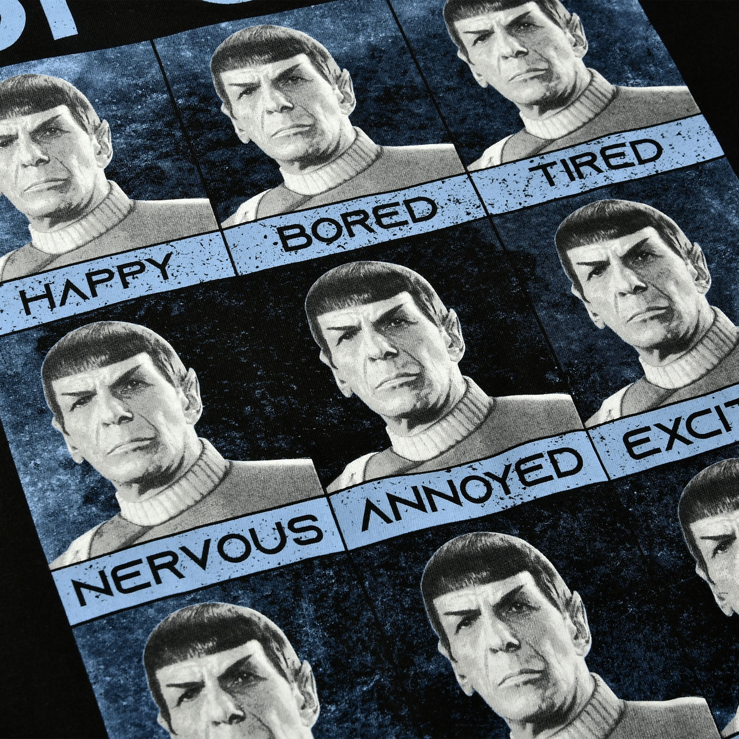 Image produit Star Trek - T-shirt noir Many Mood of Spock