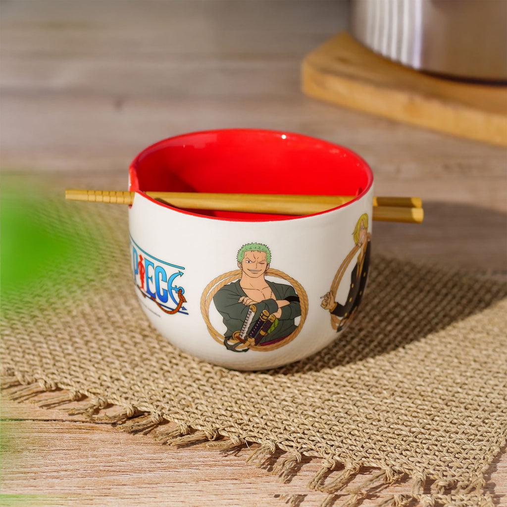 Image produit One Piece - Bol à Ramen Monkey D. Luffy avec Baguettes