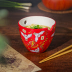 Image produit Bol Ramen Symboles Magiques avec Baguettes - Harry Potter