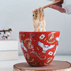 Image produit Bol Ramen Symboles Magiques avec Baguettes - Harry Potter