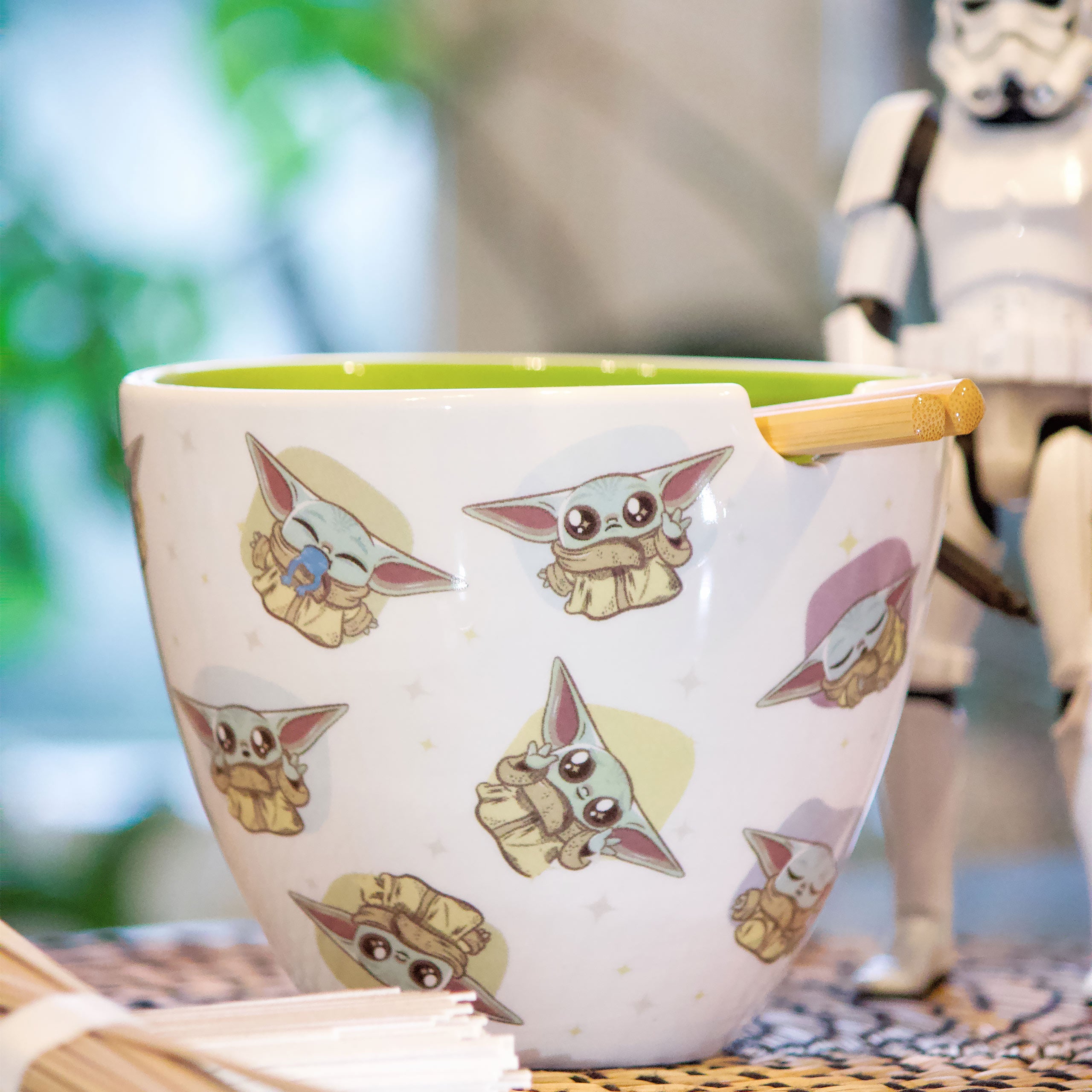 Image produit Bol à Ramen Grogu avec Baguettes - Star Wars The Mandalorian