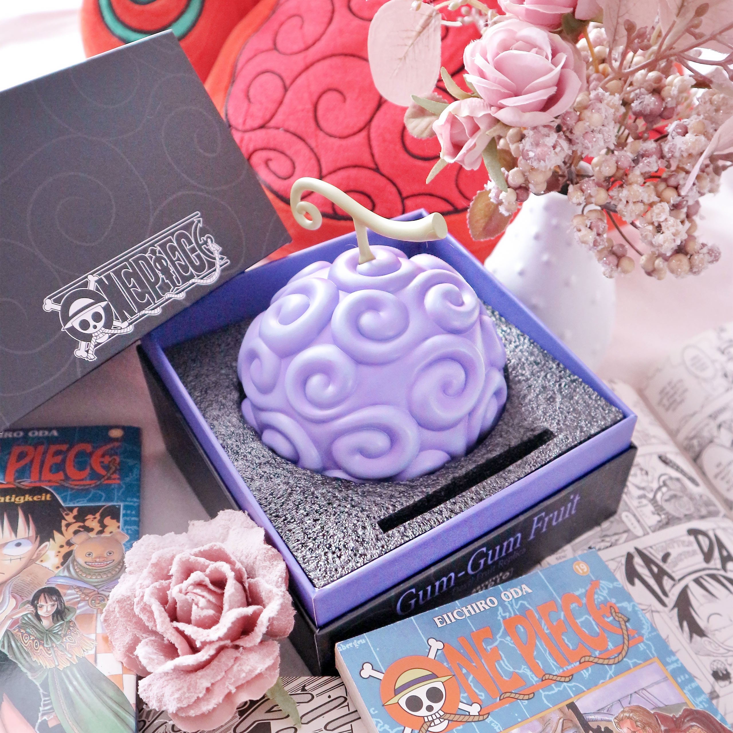 Image produit Réplique du Fruit du Démon Gomu Gomu en coffret cadeau - One Piece