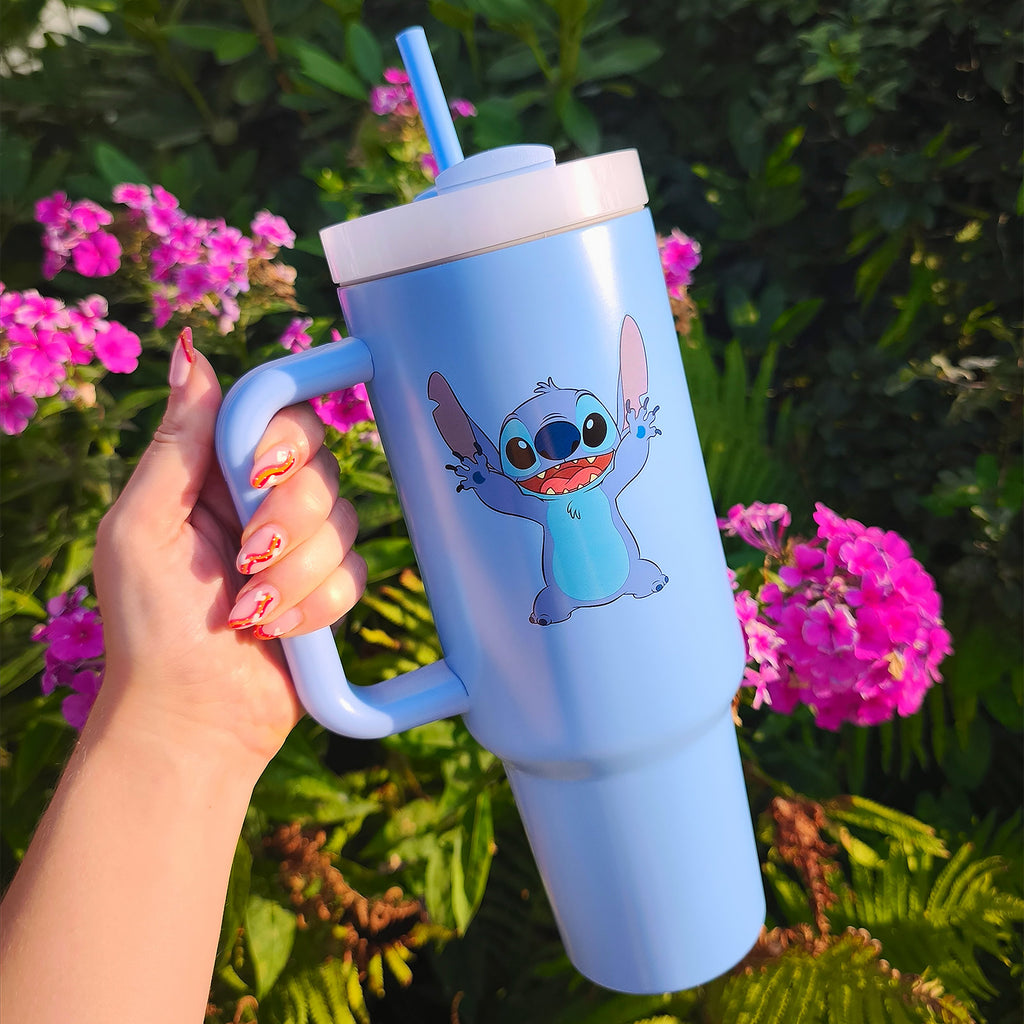 Image produit Gobelet Stitch To Go avec paille - Lilo & Stitch