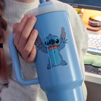 Image produit Gobelet Stitch To Go avec paille - Lilo & Stitch