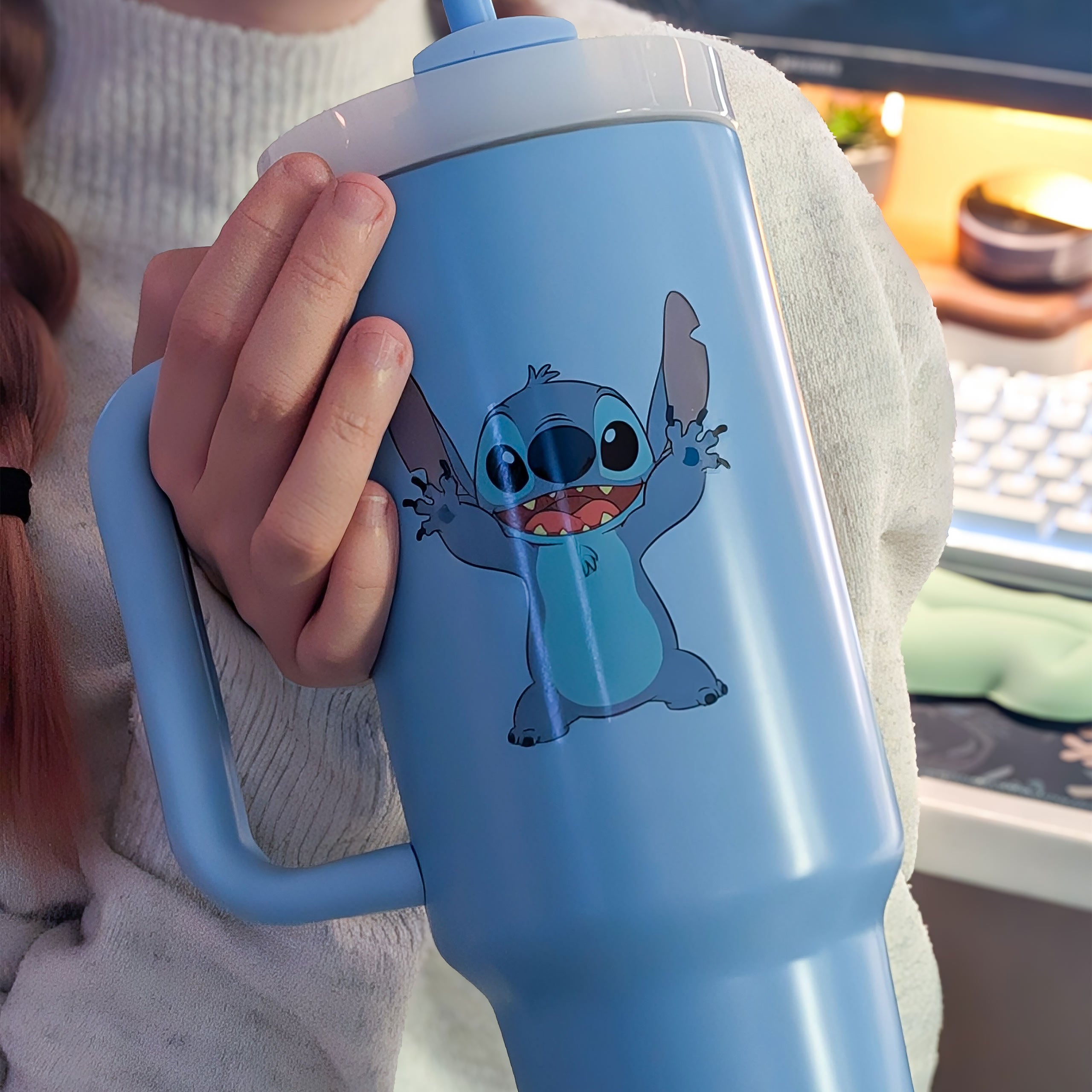 Image produit Gobelet Stitch To Go avec paille - Lilo & Stitch