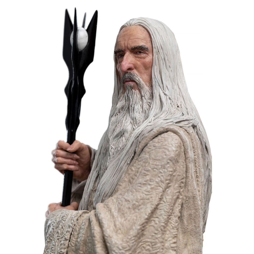 Image produit Le Seigneur des Anneaux - Statue de Saruman avec le Feu d'Orthanc Série Classique
