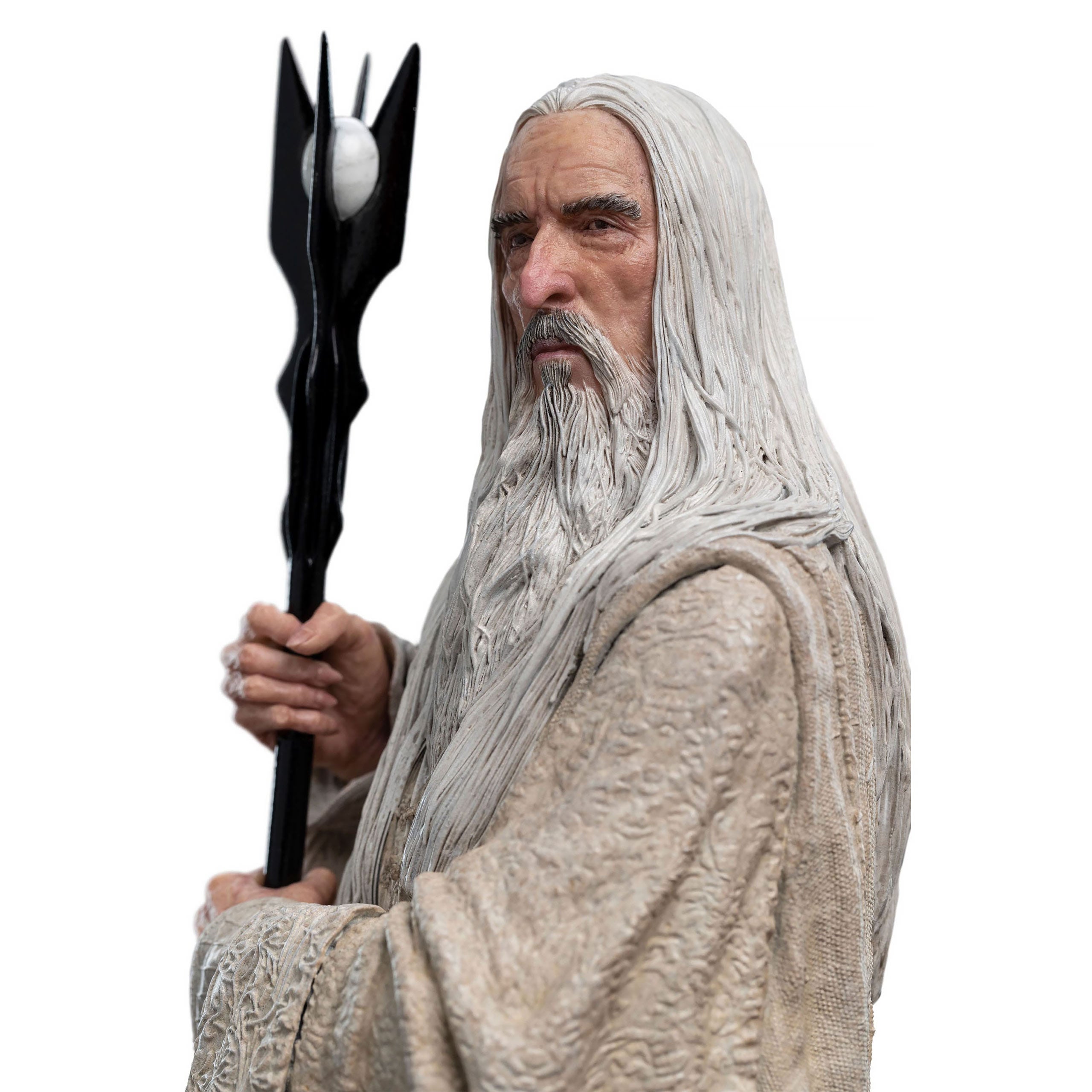 Image produit Le Seigneur des Anneaux - Statue de Saruman avec le Feu d'Orthanc Série Classique