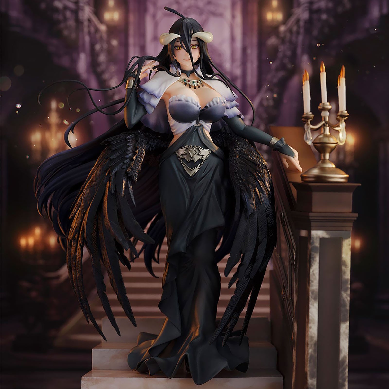 Image produit Overlord - Figurine Albedo 1:7 Jet Black Dress Version