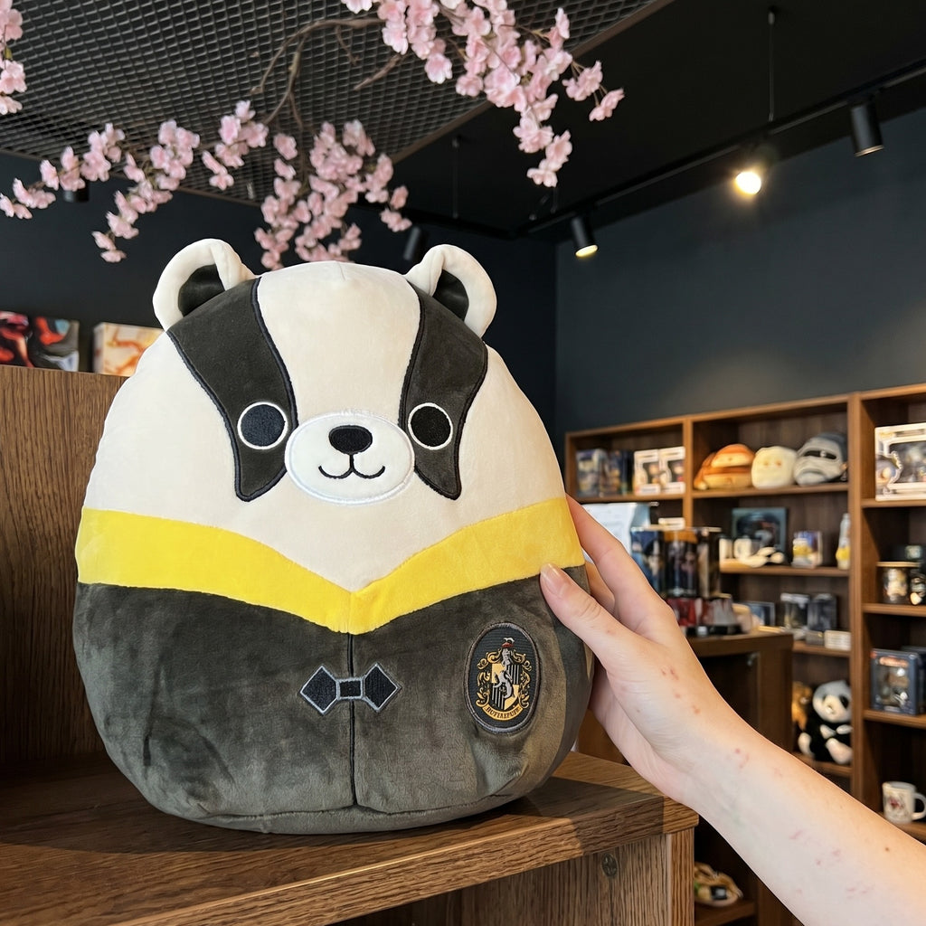 Image produit Harry Potter - Blaireau Poufsouffle en Robe Figurine en Peluche Squishmallows